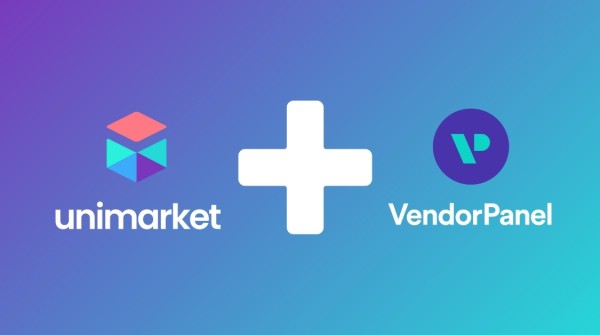 VendorPanel<br>+<br>Unimarket logo